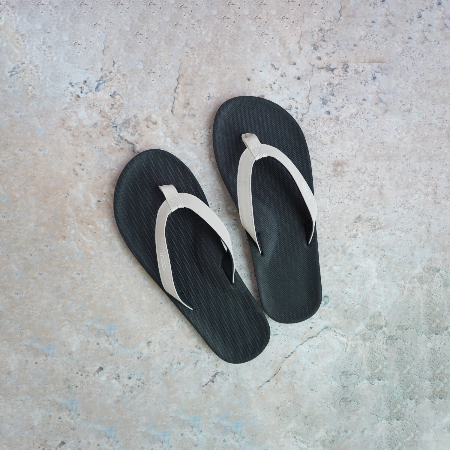 【Men's】FLIP FLOPS COLOR COMBO - BLACK/SEA SALT